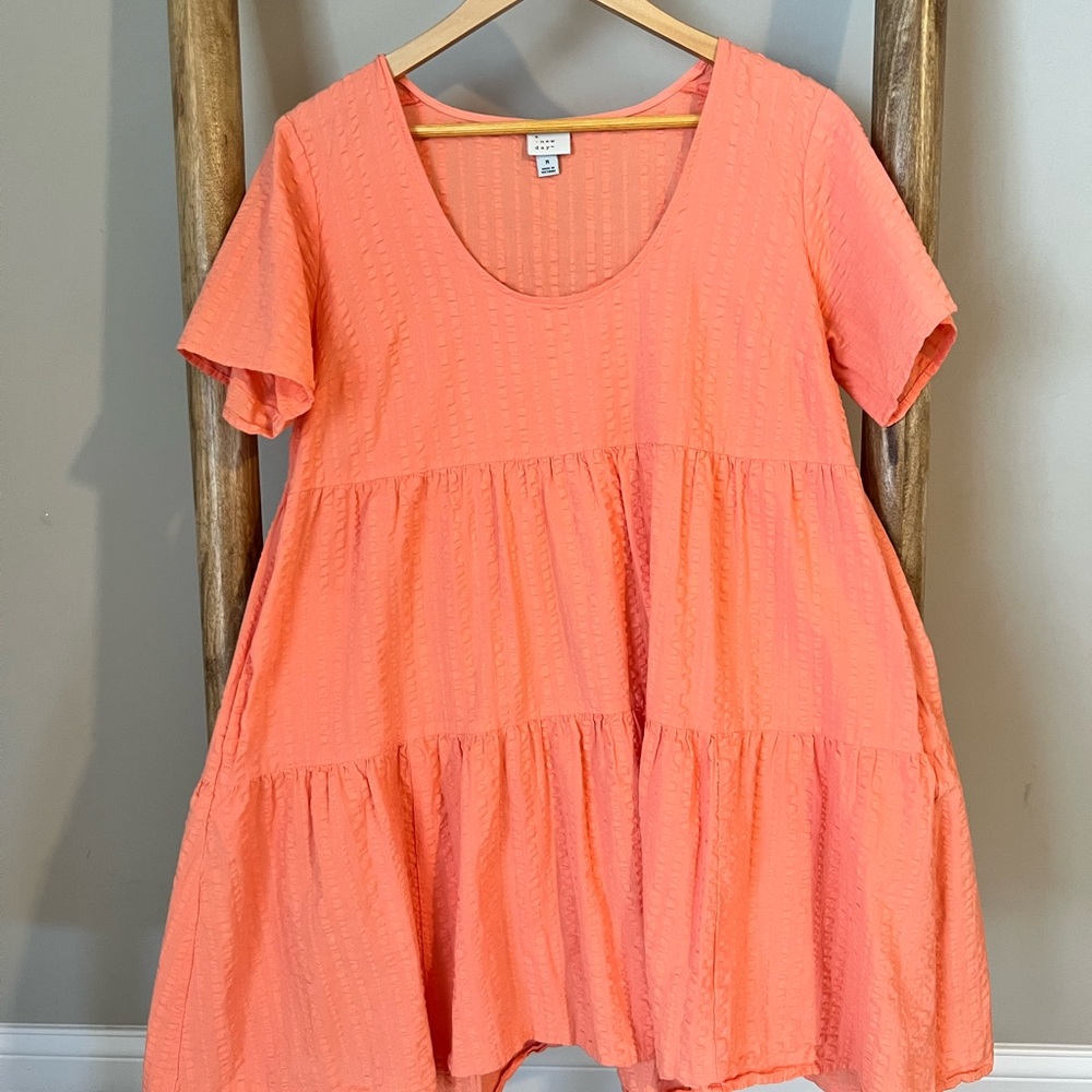 Universal Thread Tiered Babydoll Dresses Short Sleeve